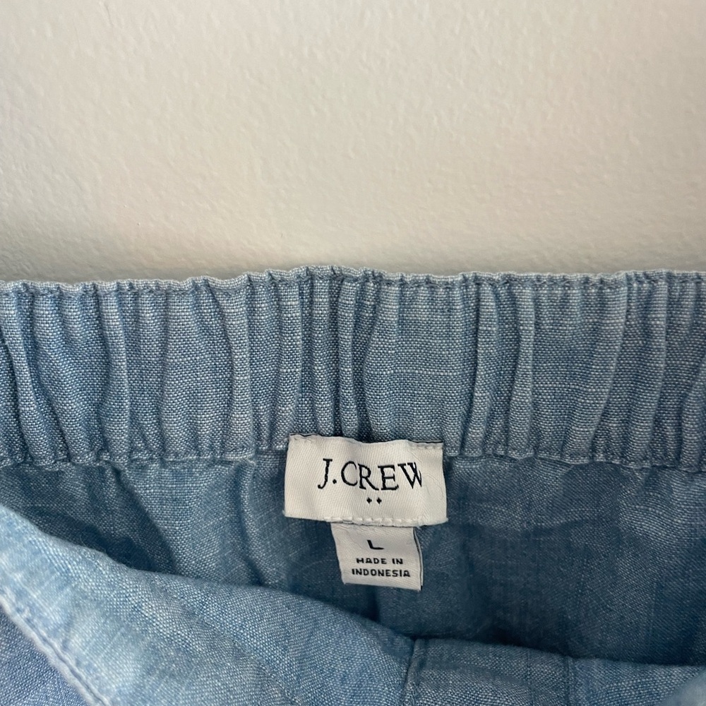 Light Blue Ruffle Strap Button-Down Top - Picture 4 of 6